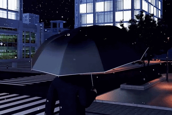雨伞遮阳遮雨结构（雨伞中的天堂伞）
